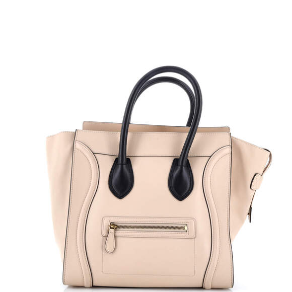 Celine Luggage Bag Smooth Leather Mini #185597C93B - Picture 1 of 8
